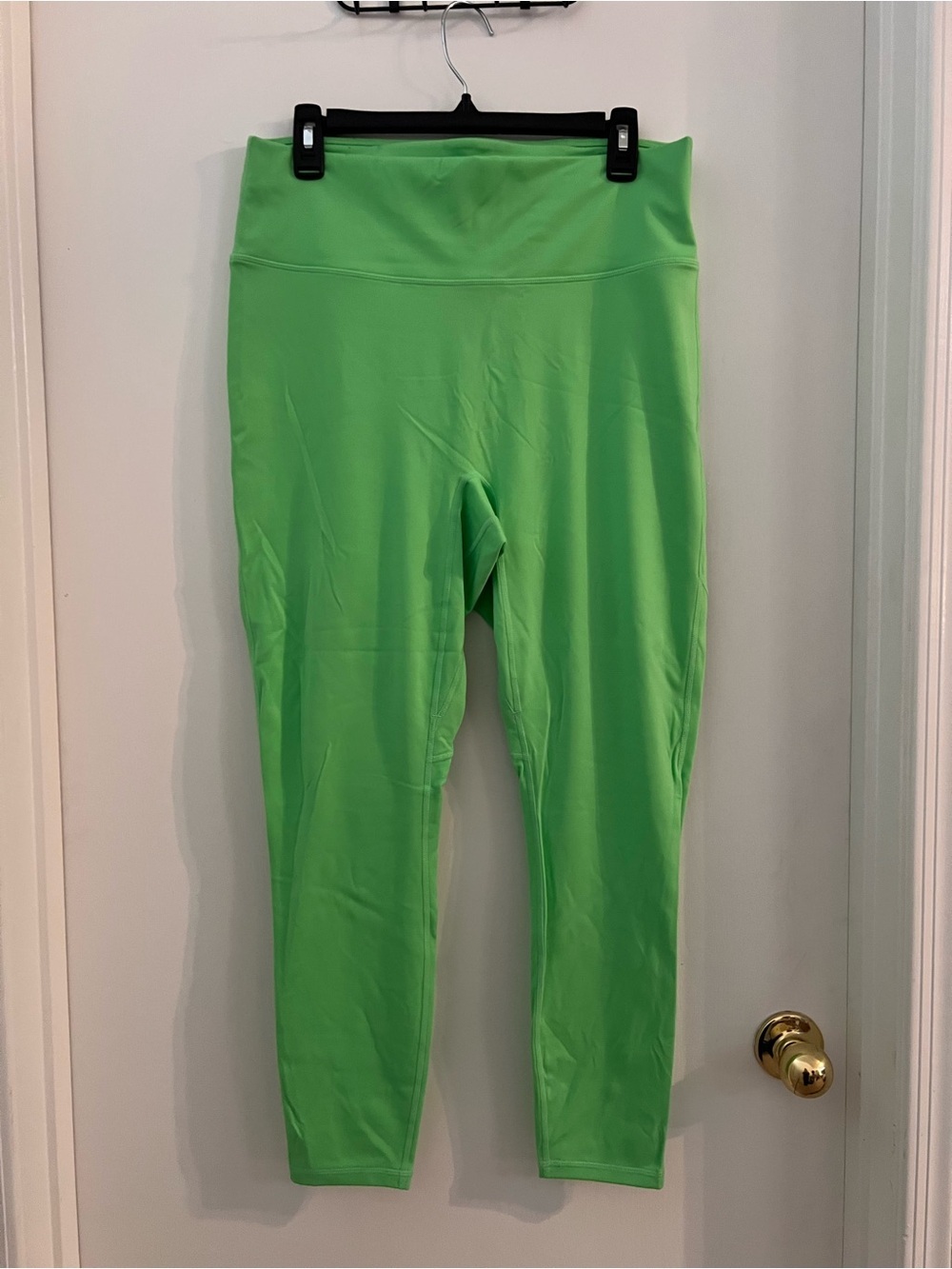 Fabletics Motion365 Green Leggings High Waist Stretch Size M/L